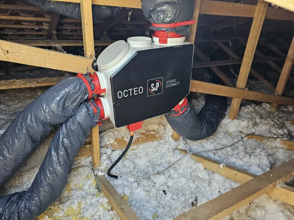 Réalisation de ventilation par LP Elec, electricien à la Rochelle